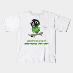 HWS Nerdy Birdy ~ Nanday Conure Kids T-Shirt